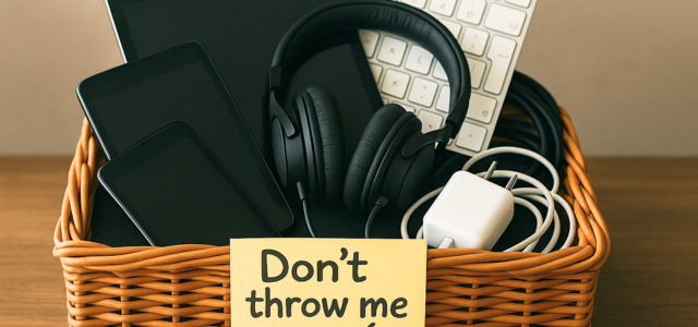 1. Take Inventory Before You Toss: Organize Your Old Devices
